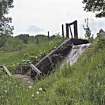 waterval op het terrein